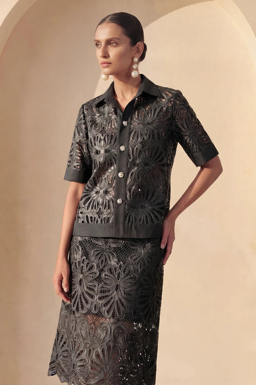 Eclipse Noir Skirt Set