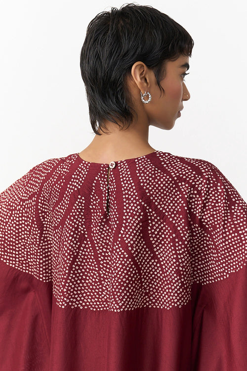 Lumo Burgundy Kaftan