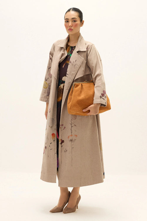 Taupe Trench Coat