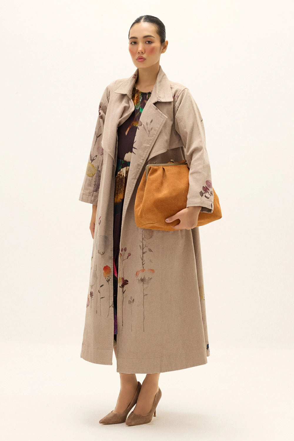 Taupe Trench Coat