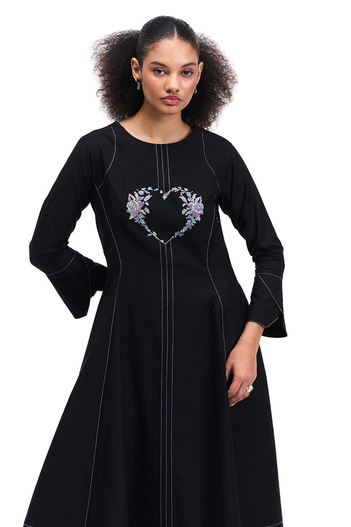 Sweetheart Midi Dress