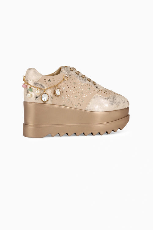 Re-Dazzle Wedge Sneakers