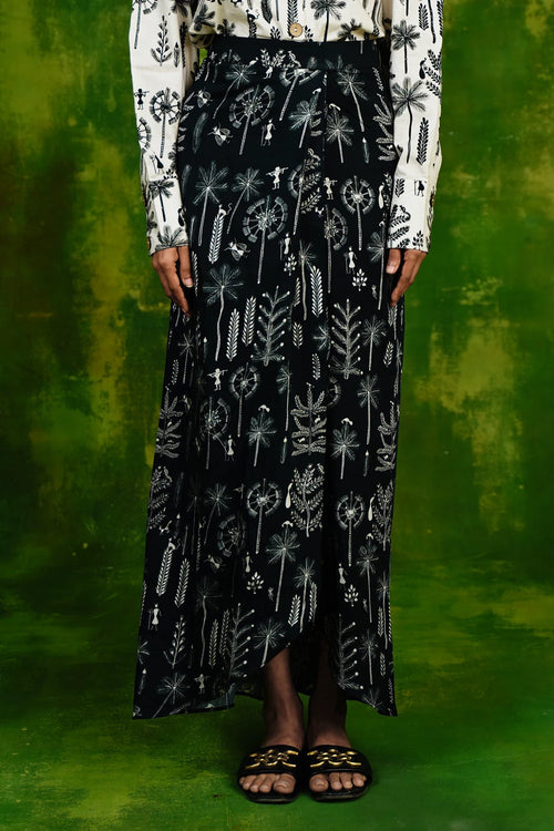 Jungle Dhoti Skirt