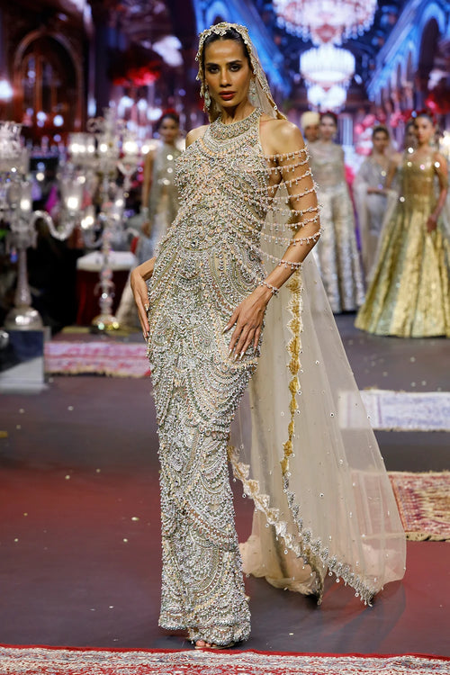 Sheeshmahal Jadau Gown