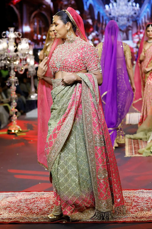 Gulnaar Ombré Saree Set