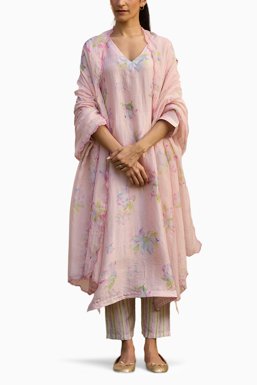 Dawn Magnolia Pink Kurta Set