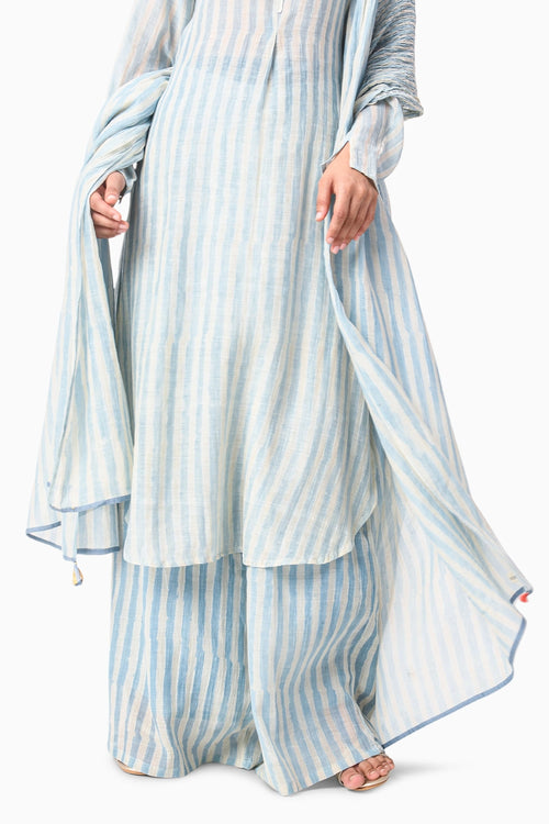 Sky Shima Tama Dupatta Set