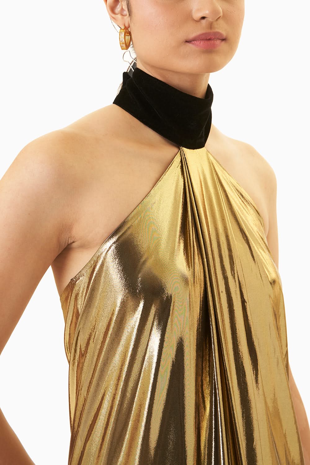 Oly Liquid Gold Dress M Oly Liquid Gold Dress M