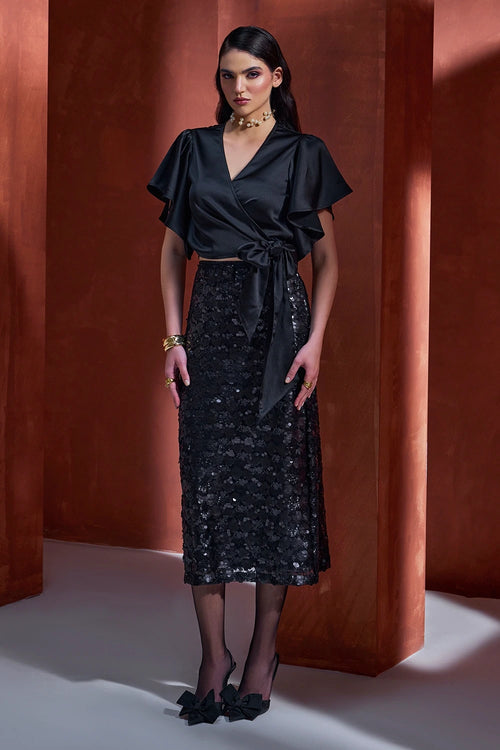 The Alia Black Co-ord Set