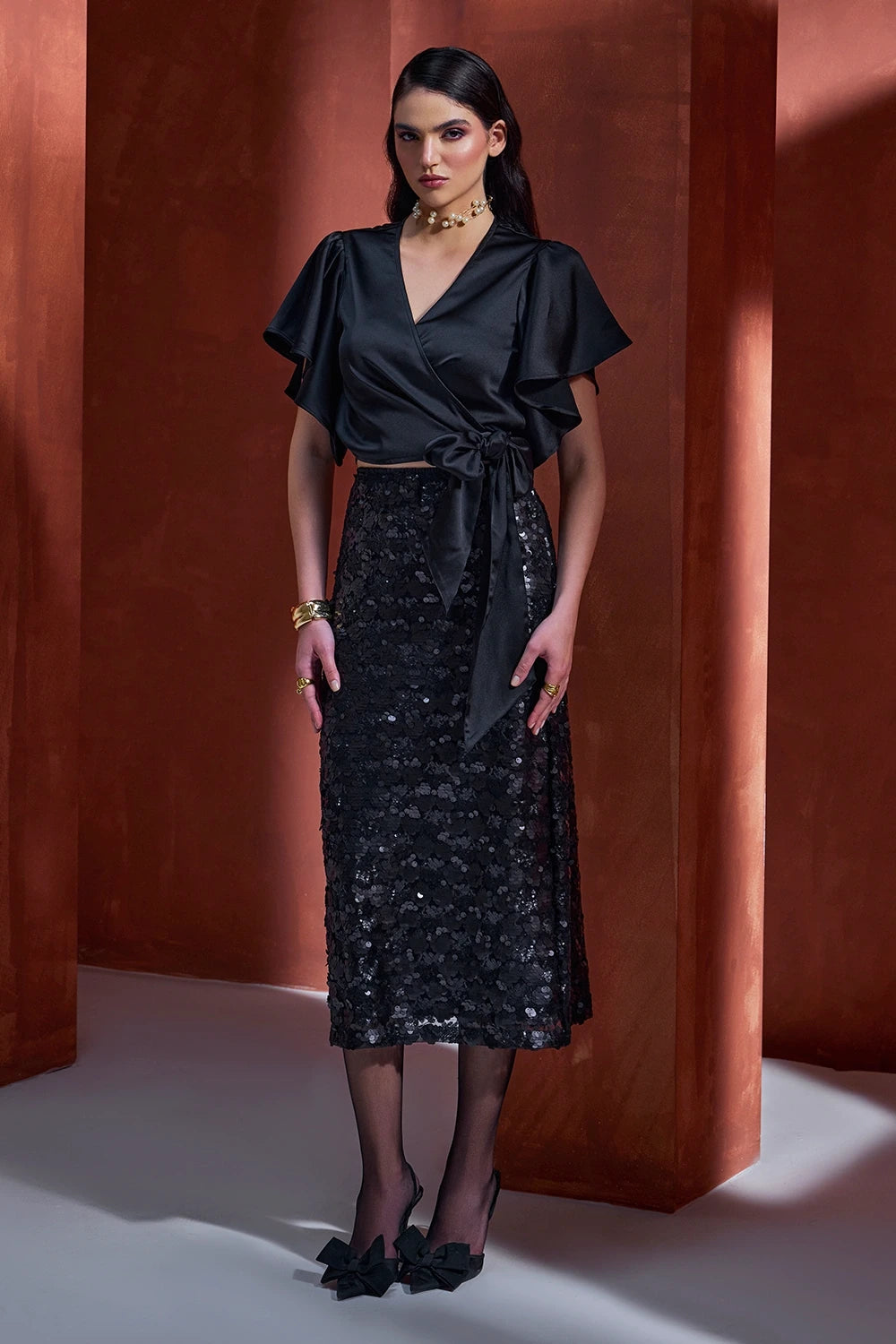 The Alia Black Co-ord Set 2XL