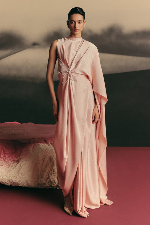Pale Pink Siren Saree