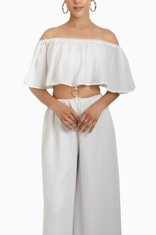 White Santorini Jumpsuit