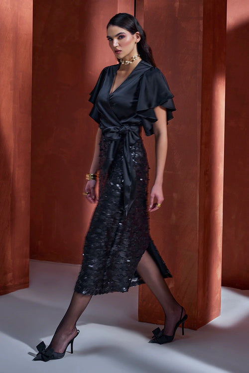 The Alia Black Co-ord Set