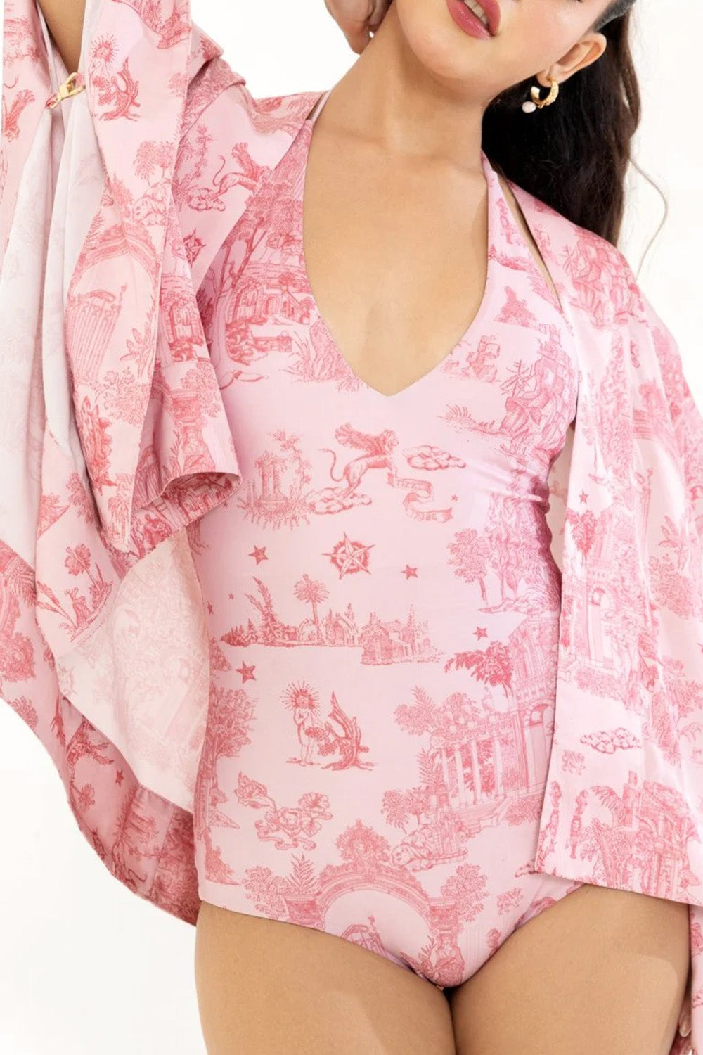 Tragano Summer Peony Kaftan