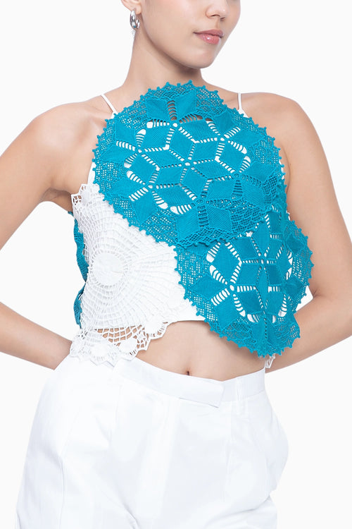 Blue Amalfi Top