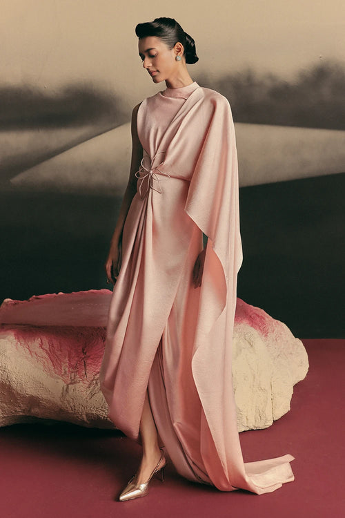 Pale Pink Siren Saree