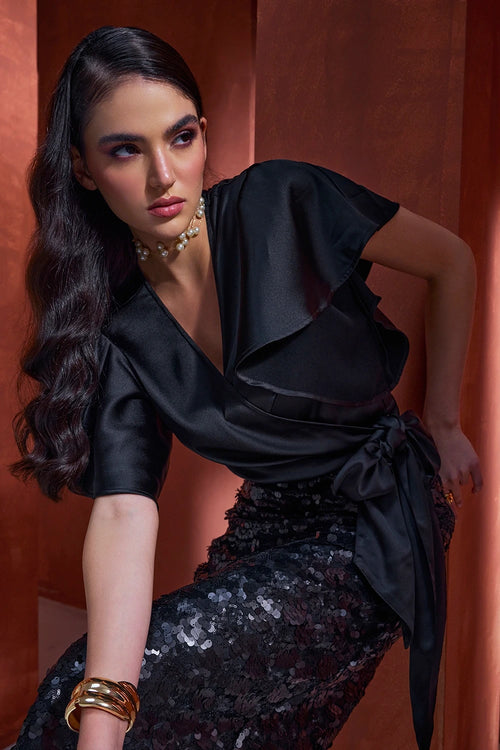 The Alia Black Co-ord Set