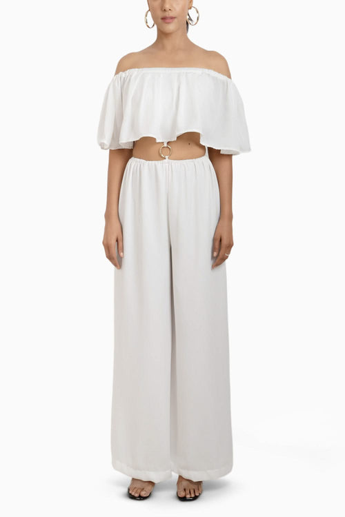 White Santorini Jumpsuit