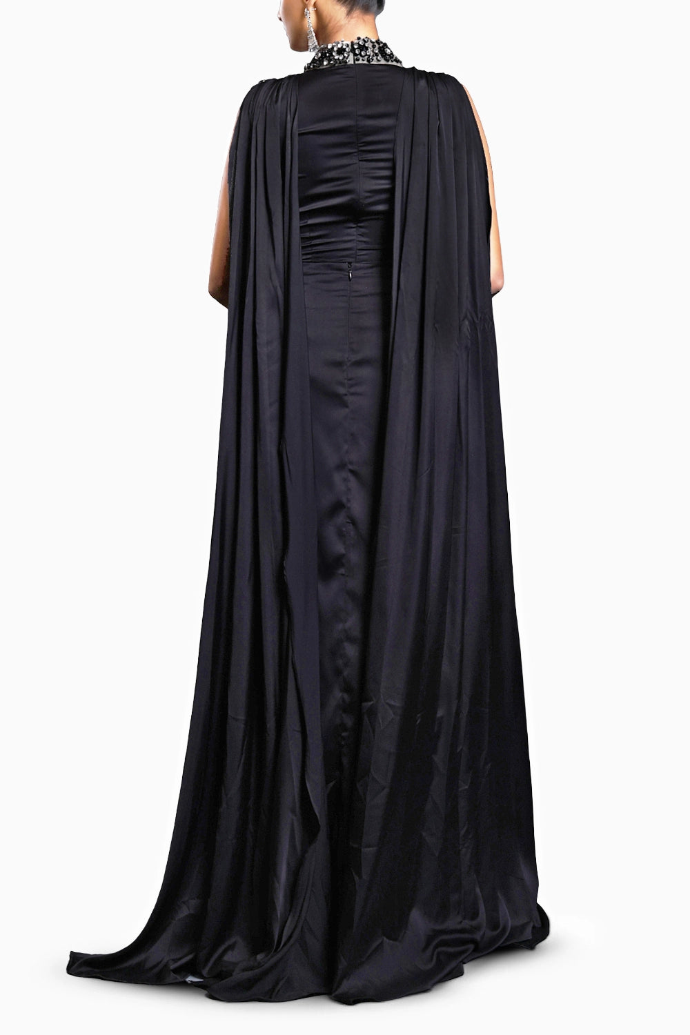 CF Black Necklace Gown