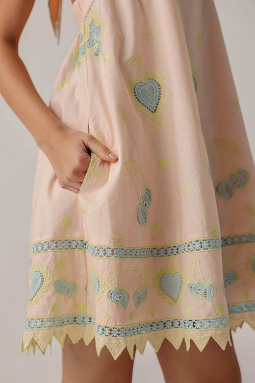 Peach Isles Hazel Mini Dress