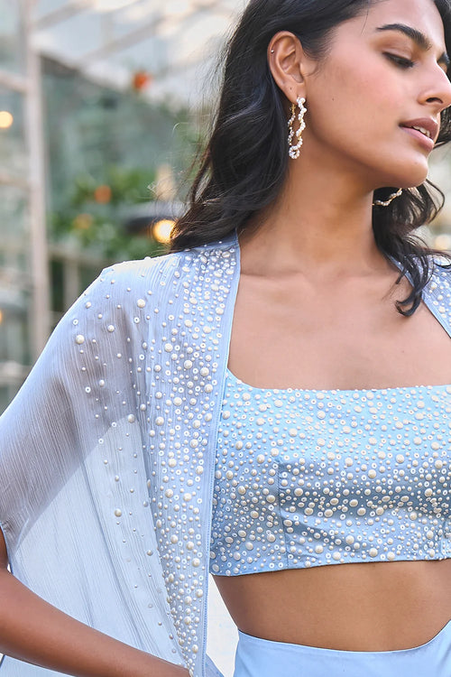 Degradé Pearl Embellished Bralette