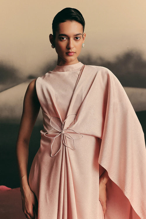 Pale Pink Siren Saree