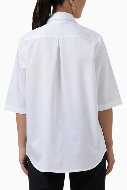 Organza Bib White Shirt