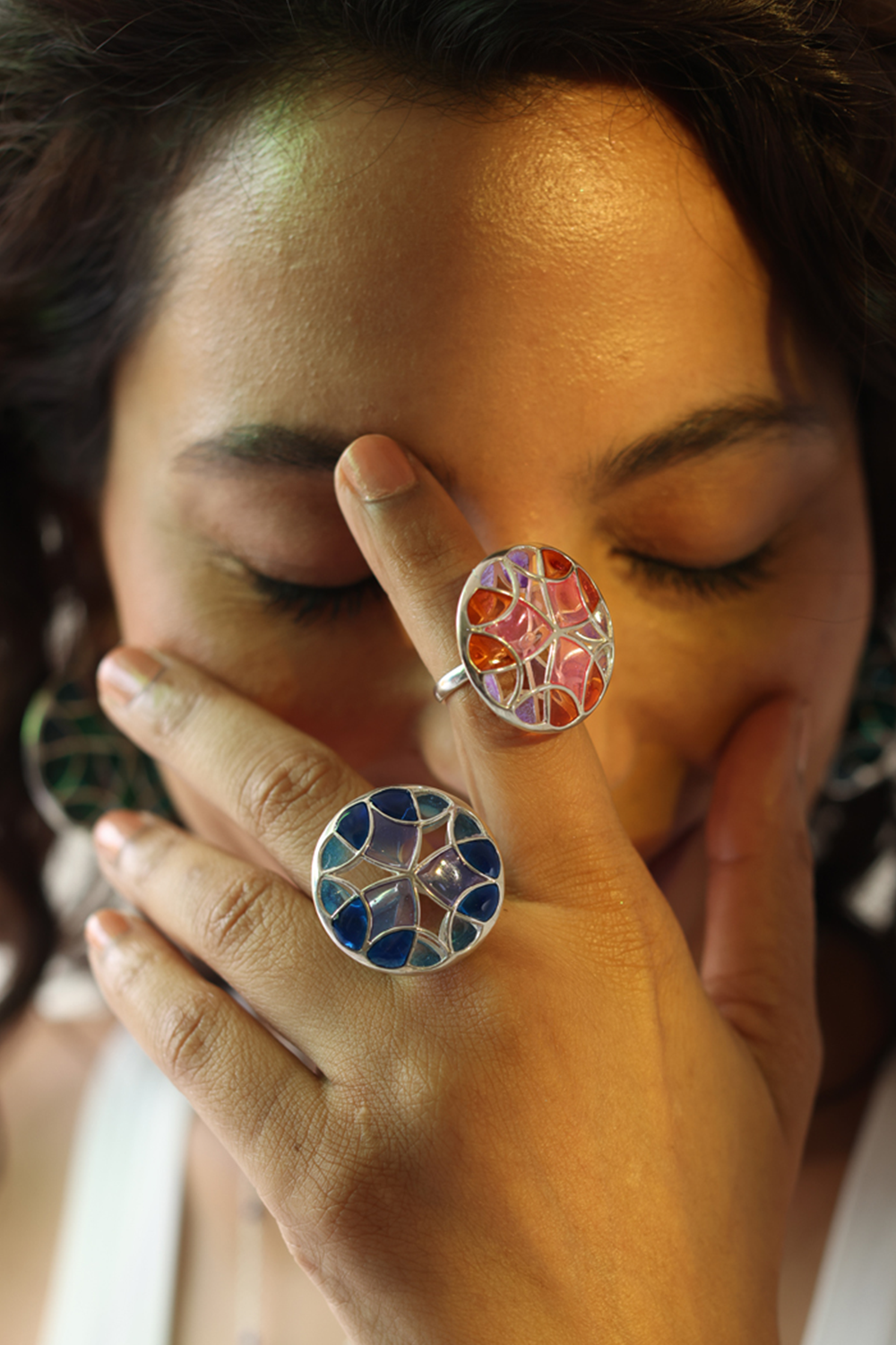 Pink Psychedelic Rings