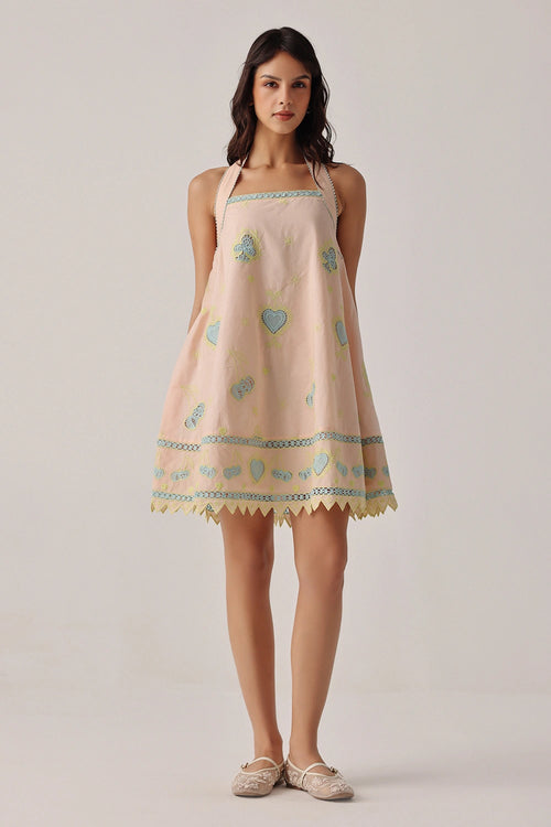 Peach Isles Hazel Mini Dress