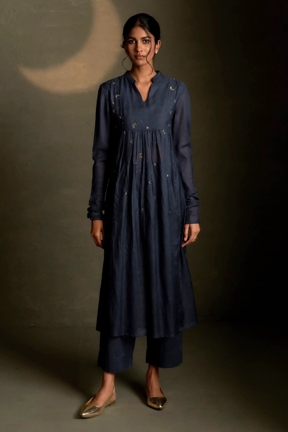 Blue Dusk Long Kurta Set