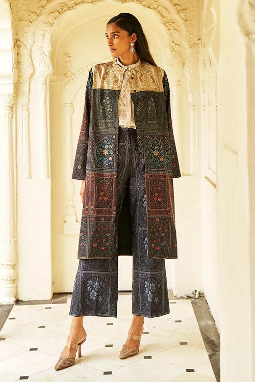 Mughal Print Longline Set