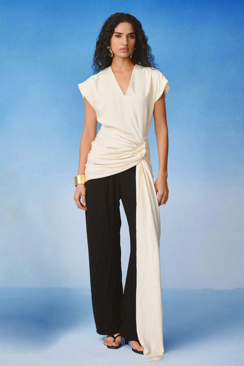 Ivory Drape Top