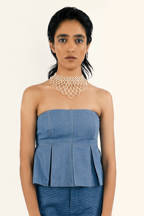 Box Pleat Top