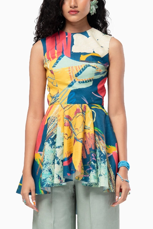 Ciel Peplum Top