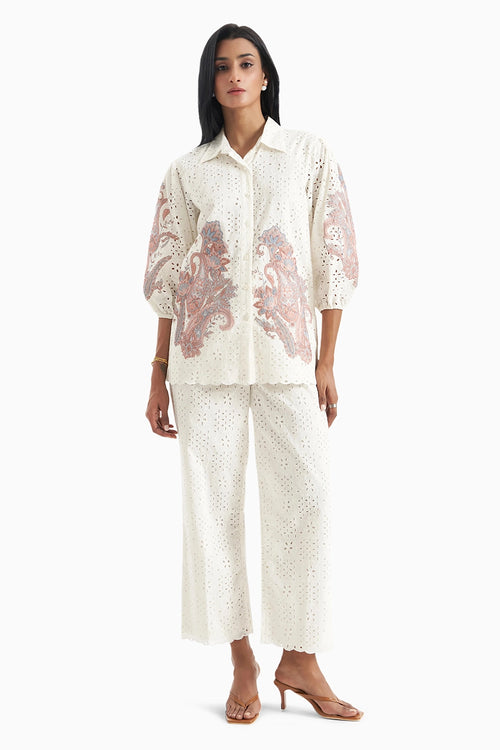 Ivory Paisley Co-ord Set