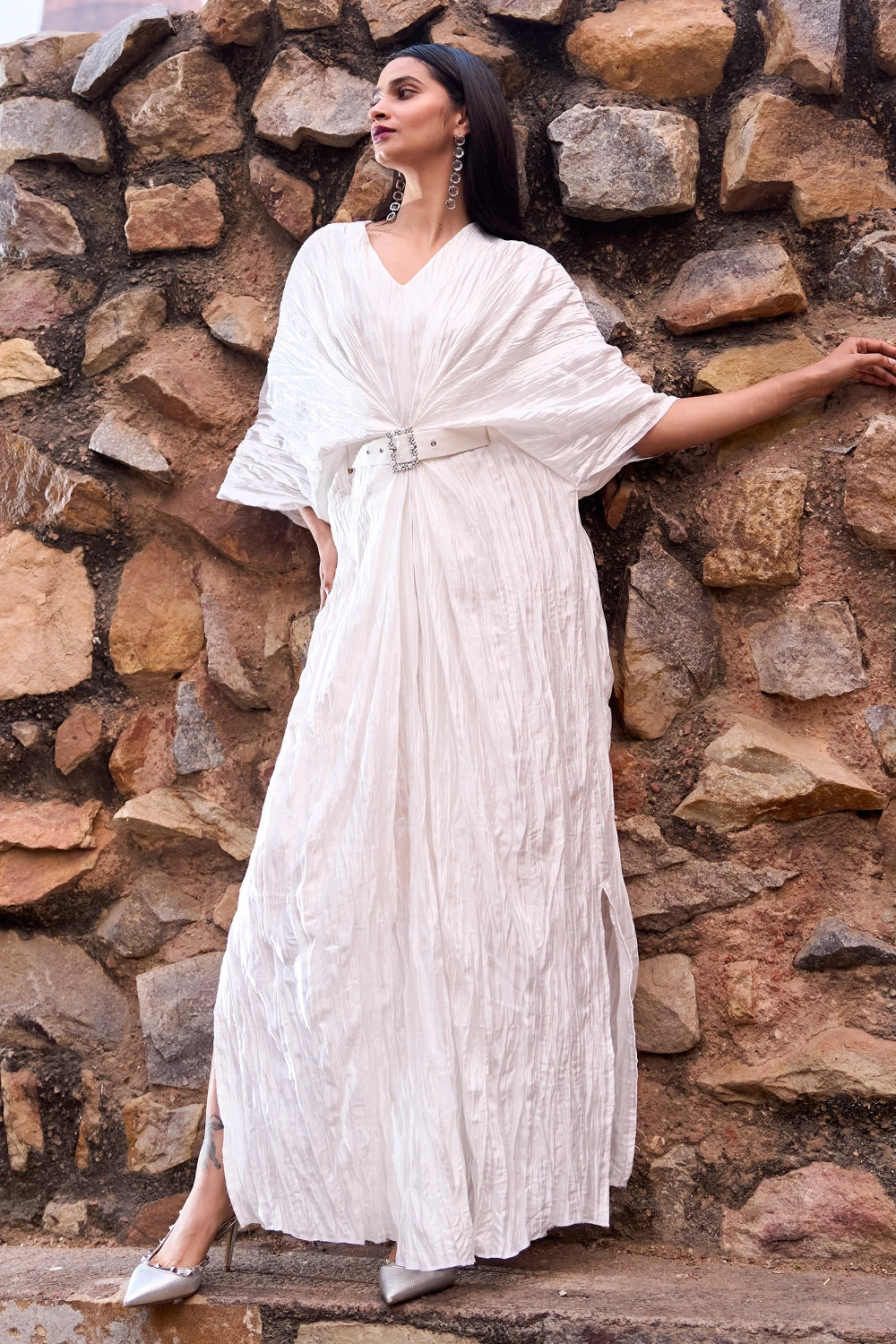 Crushed Ivory Kaftan