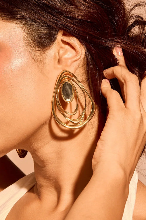 Wave Statement Earring