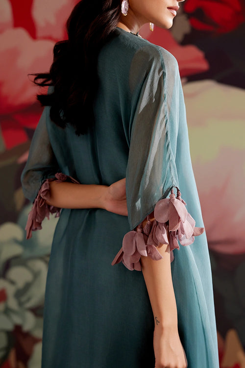 Teal Sapphire Kurta Set