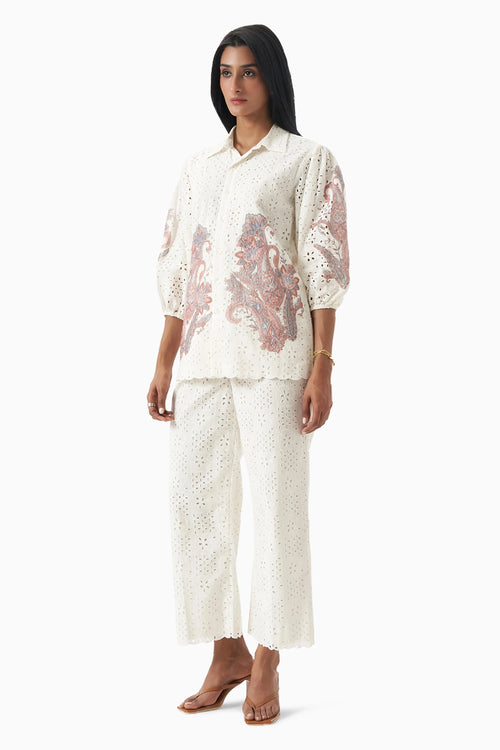 Ivory Paisley Co-ord Set