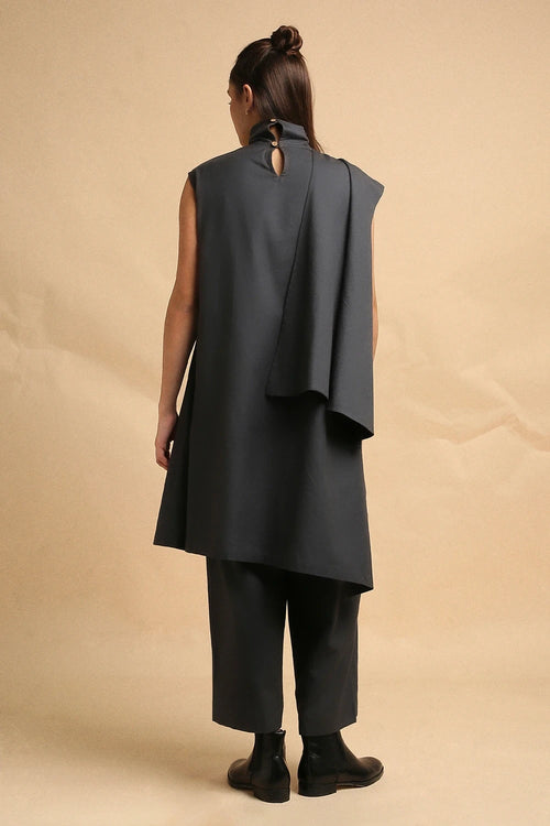 Ash Gray Toga Co-ord Set