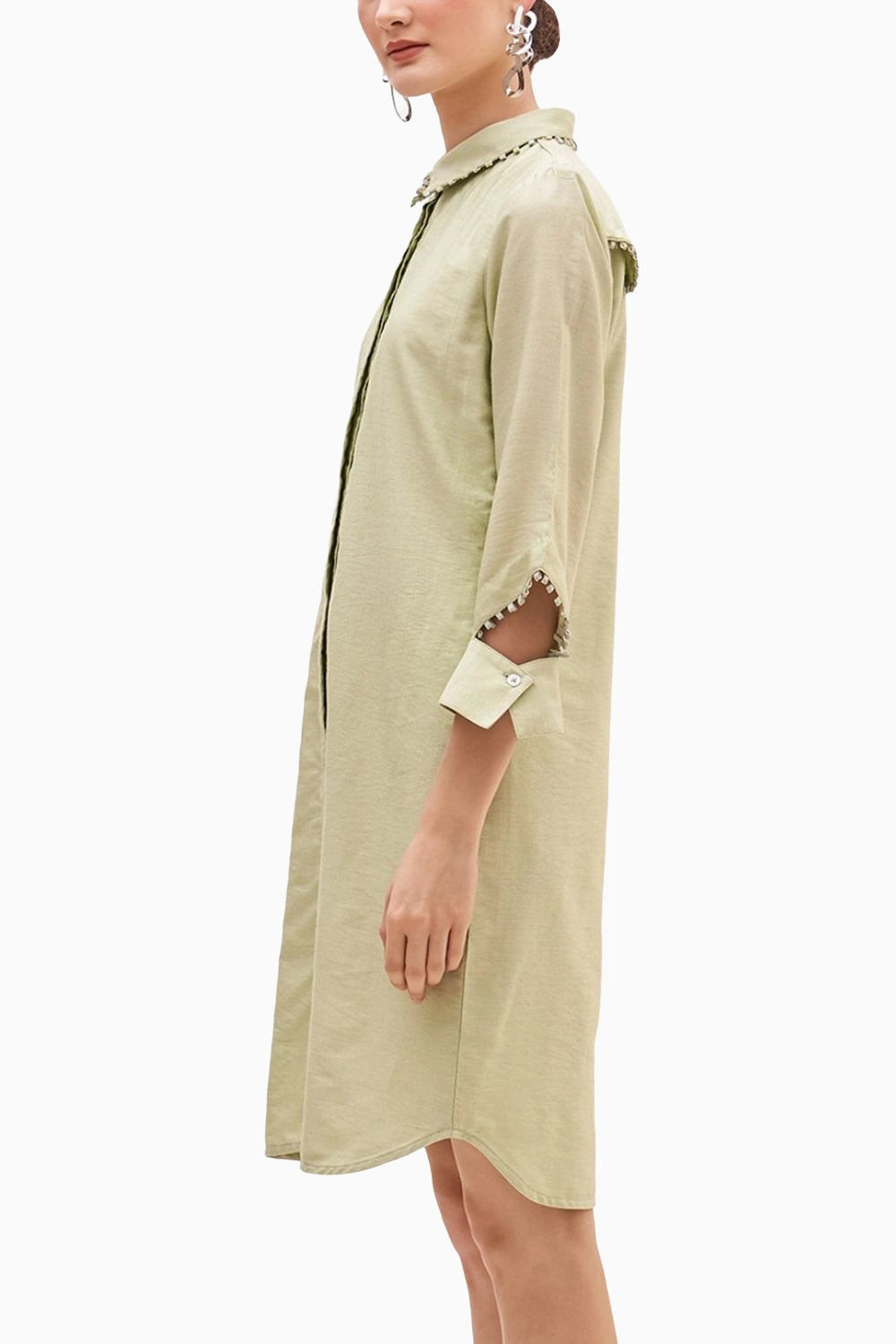 Sea Salt Mood Chanderi Dress