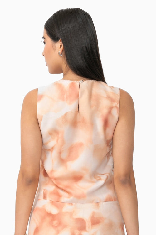 Peach Ivy Top
