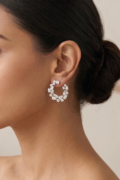 Forma Diamond Wrap Earrings