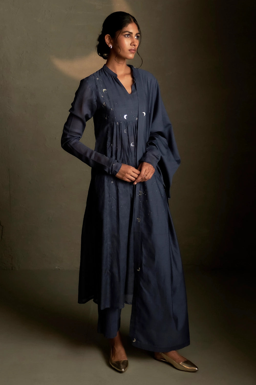 Blue Dusk Long Kurta Set
