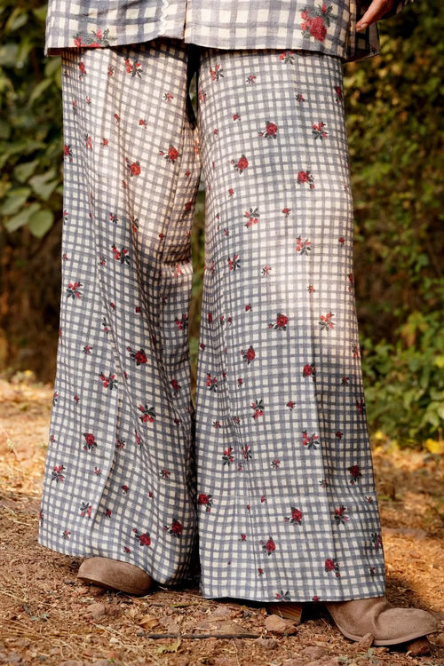Plaid Blossom Co ord set