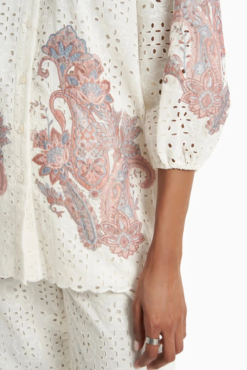 Ivory Paisley Co-ord Set
