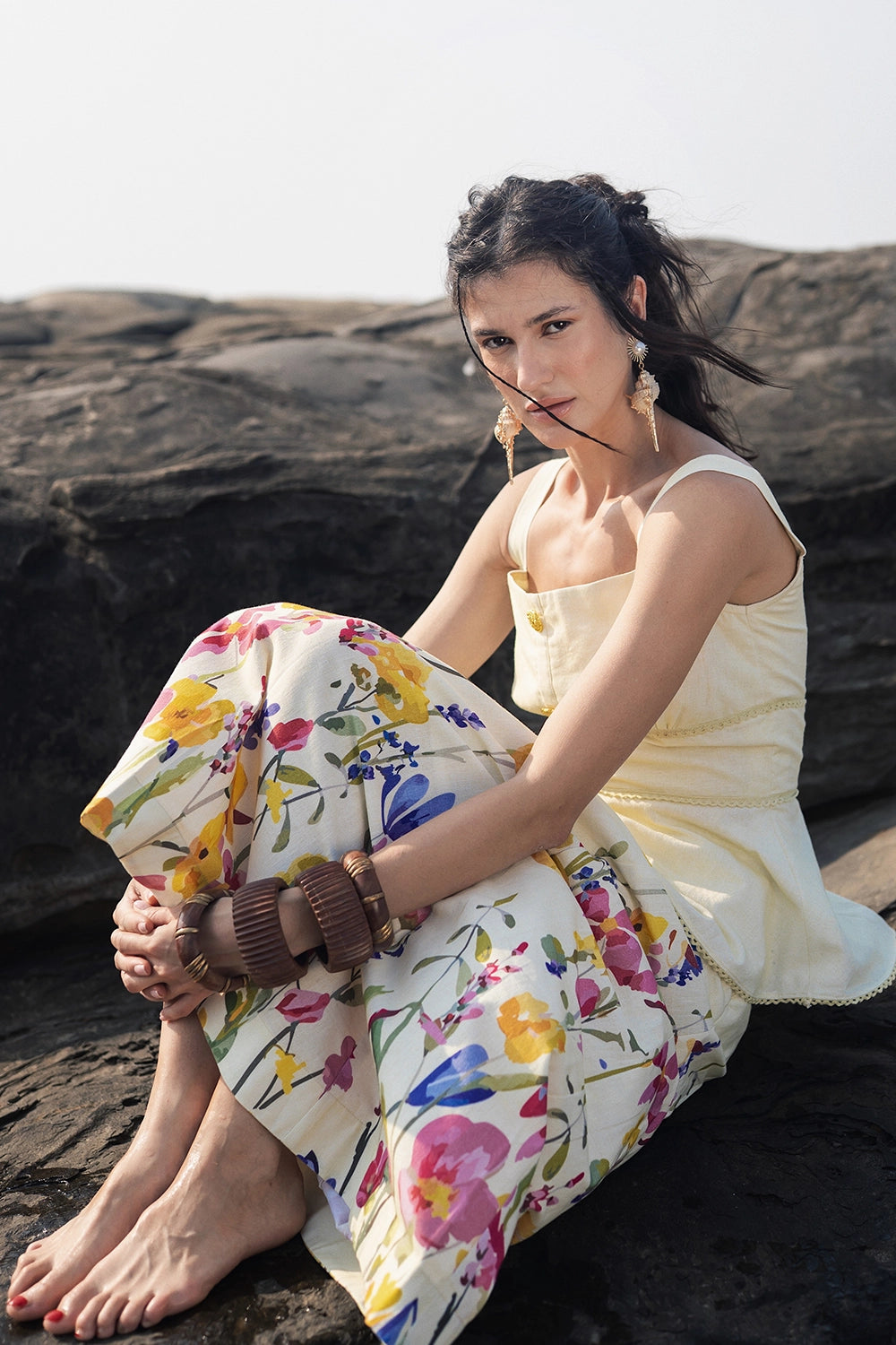 Floral Skirt Set