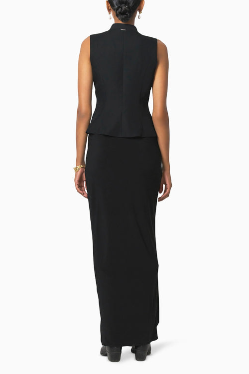 Ocean Blazer With H.R. Black Skirt