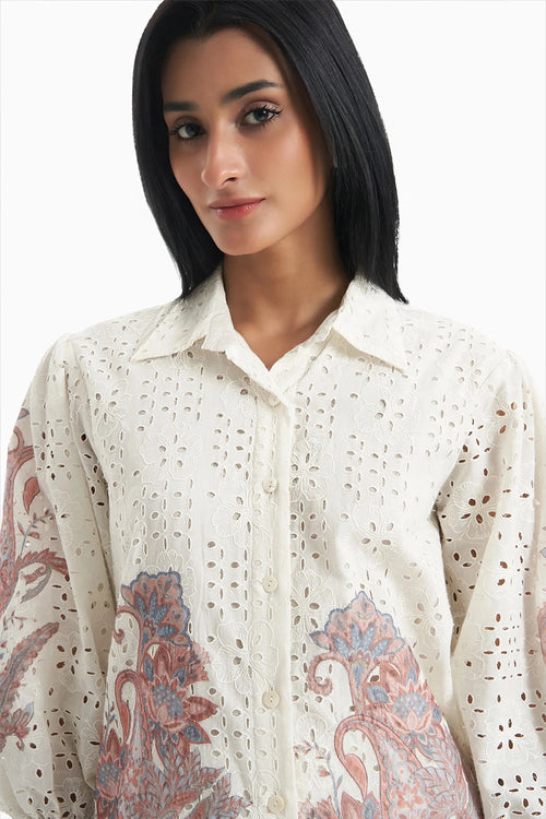 Ivory Paisley Co-ord Set