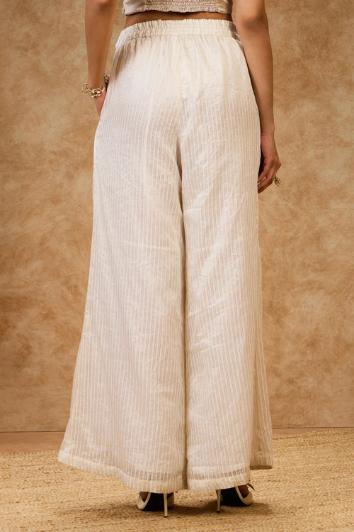 Pearl Striped Wide Leg Pants